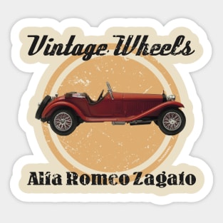 Vintage Wheels: Alfa Romeo Sticker